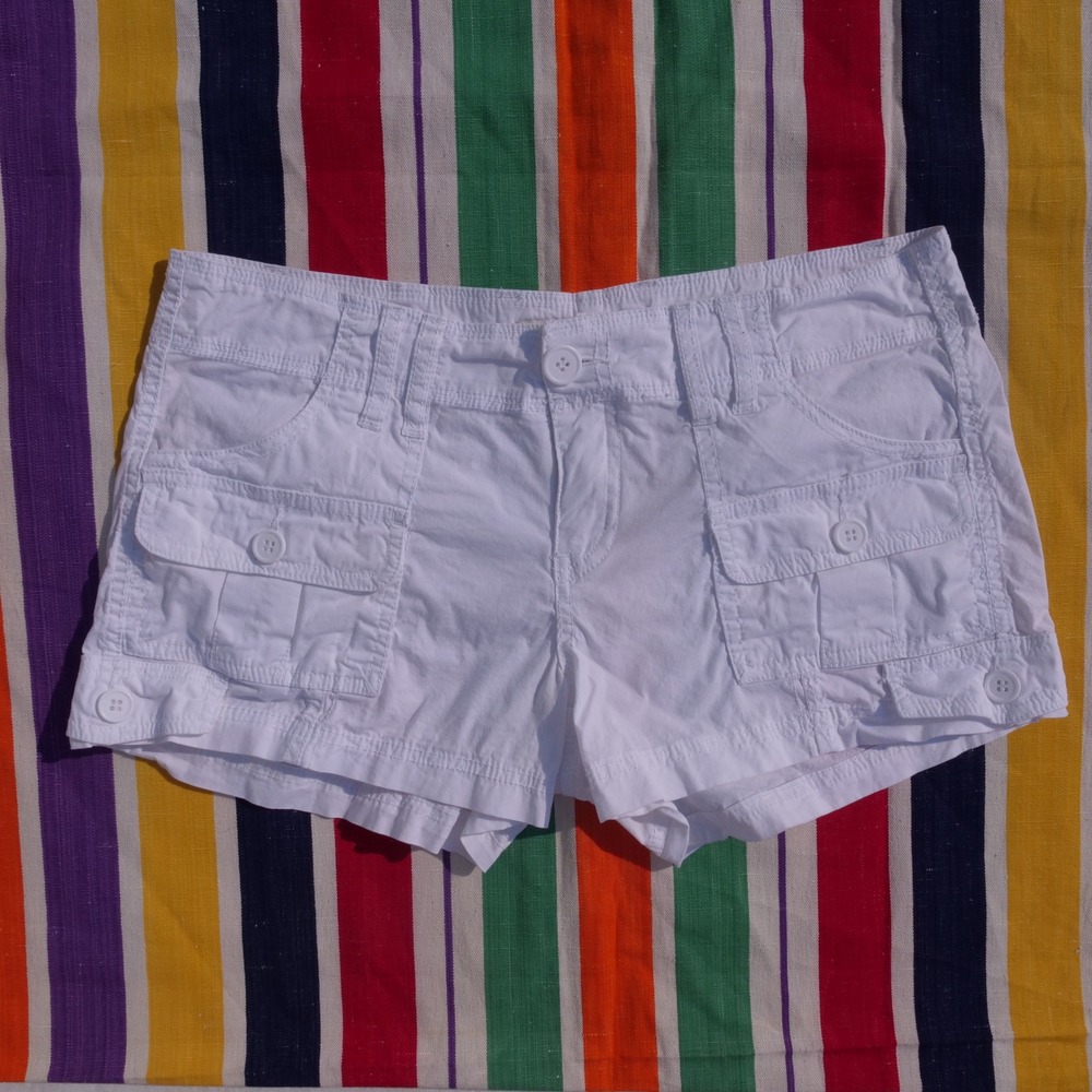 Y2k American Rag low rise micro mini hip slung shorts